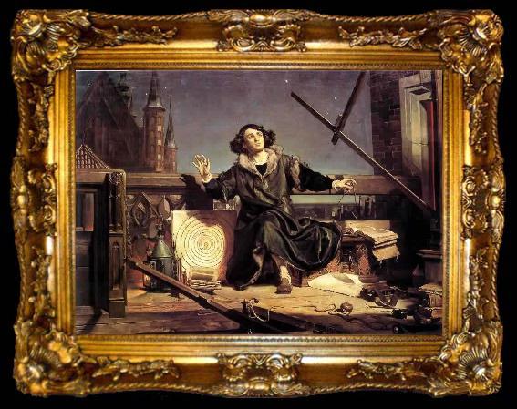 framed  Jan Matejko Copernicus, in Conversation with God, ta009-2
